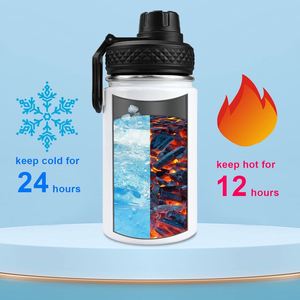 Custom Kids 12oz Double Layer Insulated Water Bottle Stainless Steel Material Outdoor Hiking Water Bottle - Product Image 3