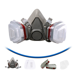 <span class=keywords><strong>Masque</strong></span> en silicone réutilisable à faible MOQ avec double <span class=keywords><strong>filtre</strong></span> respiratoire, semi-<span class=keywords><strong>masque</strong></span> anti-poussière pour la peinture et le soudage - Product Image 6