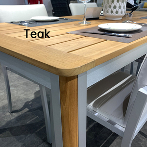 Al aire libre Muebles de Jardín conjuntos <span class=keywords><strong>terraza</strong></span> patio al aire libre mesas 4-6 asientos al aire libre teca juego de comedor - Product Image 2