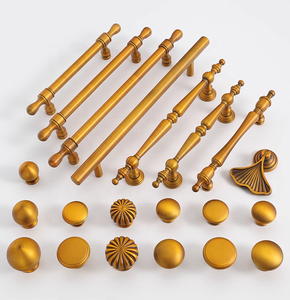 Hot Sale Original Solid <strong>Antique</strong> Brass Cabinet Handle Furniture Handles and <strong>Knobs</strong> <strong>Drawer</strong> Pulls - Product Image 2