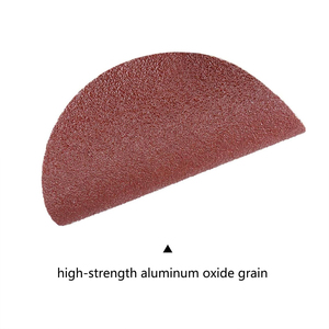 Disque de ponçage en oxyde d'aluminium rouge, 4 pouces (100 mm), adhésif PSA, remplacement pour le polissage du bois et du métal, vente en gros d'usine - Product Image 3