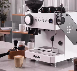 Cafetera Gemilai CRM3812C con Tanque 3, Semiautomática Italiana, Multibóiler, Comercial y Doméstica, con Molinillo Integrado - Product Image 5