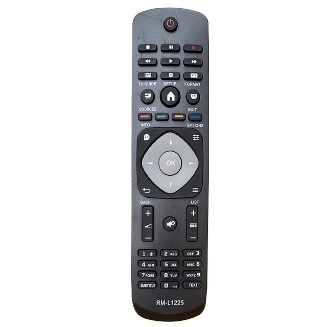 NEW RM-L1225 LCD Smart Controller TV Remote Control for Phili 2422 5490 01833 RC1205B/30063555 RC1683701 RC1683801/01
