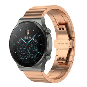 Bracelet de montre en acier inoxydable 20mm 22mm pour Huawei Watch <span class=keywords><strong>GT3</strong></span> <span class=keywords><strong>42mm</strong></span> 46mm, bracelet de montre intelligente pour Huawei GT Runner avec outils - Product Image 5