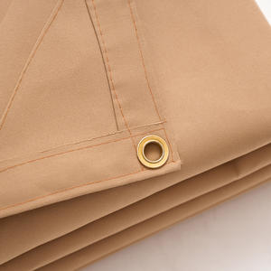 אוהל שמש חיצוני קנבס גליל עמיד למים טרפולין משאית כיסוי טרפולין מותאם אישית 350gsm 400gsm חאקי קנבס - Product Image 5