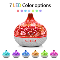 TUYA-Diffuseur d'arômes 3D en verre d'huiles essentielles, petits appareils intelligents avec 7 LED changeantes en option pour humidificateur silencieux de chambre à coucher