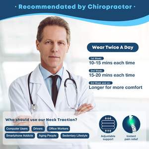 Penopang leher portabel, perangkat rumah penghilang nyeri bahu & leher tengkuk tiup leher kronis portabel - Product Image 5