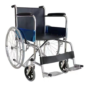 Silla de Ruedas Manual Plegable, Ligera y Portátil para Personas Mayores, Discapacitados, Pacientes, Cuidado <span class=keywords><strong>en</strong></span> el Hogar y <span class=keywords><strong>Hospital</strong></span> - Product Image 1