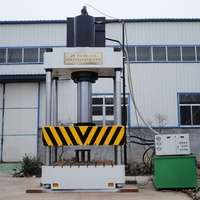 Nouvelle presse hydraulique à cadre en H de 630 tonnes, à quatre colonnes et trois poutres, avec système servo, pompe à moteur, PLC et réservoir d'eau en acier inoxydable, modèle Y32-630T