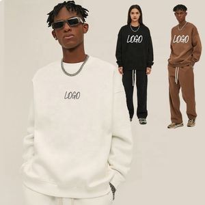 Sudaderas con Capucha Personalizadas al por Mayor con Logotipo Impreso, Sudaderas Casuales Holgadas para Hombre y Mujer, Sudadera con Hombros Caídos - Product Image 1