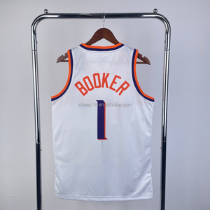 Vente en gros de vêtements pour hommes <span class=keywords><strong>Phoenix</strong></span> Sun # 35 Kevin Durant # 1 <span class=keywords><strong>Maillot</strong></span> de basket Devin Booker City Edition - Brodé avec logos - Product Image 6