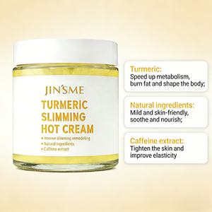 Crème modelante au curcuma OEM, extrait de curcuma, crème raffermissante naturelle à base de plantes, améliore l'élasticité de la peau pour un raffermissement complet du corps - Product Image 4