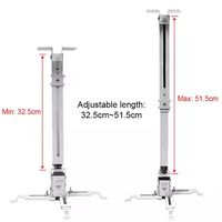 Metall Eck projektor halterung Rack Projektor halter 360-Grad-Kippdecke TV-Halterung Flach bildschirm halter
