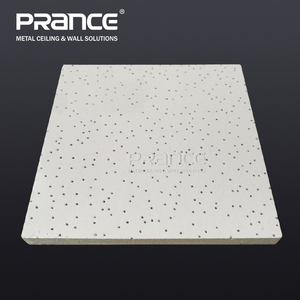 Types de matériaux de plafond carreaux de plafond suspendus acoustiques en fibres minérales - Product Image 1