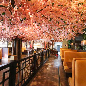 Branche d'<span class=keywords><strong>arbre</strong></span> de <span class=keywords><strong>fleur</strong></span> de cerisier artificielle japonaise de 3 à 12m de large pour décor d'hôtel et de restaurant, bricolage personnalisé - Product Image 4