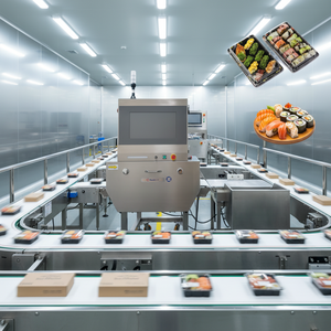 Détecteur de corps étrangers à rayons X en acier inoxydable de haute précision, système d'inspection alimentaire aux rayons X 120W-350W 80-120KV pour sushis en boîte - Product Image 3
