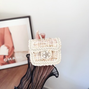 Nouvelle coque de protection pour AirPods Pro, style parfumé, en peluche et tweed, pour écouteurs sans fil Bluetooth Apple, marque tendance - Product Image 5