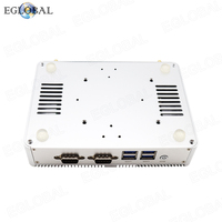Mini PC OEM con Envío Gratuito, Celeron 2955U, Doble NIC, Doble COM, Doble Núcleo, SSD de 256 GB, Linux, Sin Ventilador, WiFi, Mini Ordenador Económico para el Hogar y la Oficina