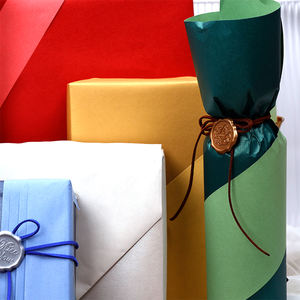 Papel de regalo de boda con impresión de doble cara de fábrica, papel de regalo perlado de 43*300 cm, papel de regalo - Product Image 3