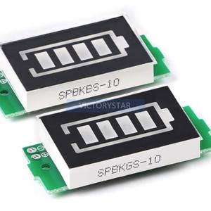 1 <strong>2</strong> <strong>3</strong> 4 6 7 8s Lithium Battery Level Meter Display Module three string LED lithium battery - Product Image 1