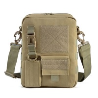Sac bandoulière décontracté pour homme, étanche et respirant, en tissu Oxford, pour téléphone portable et tablette 8 pouces