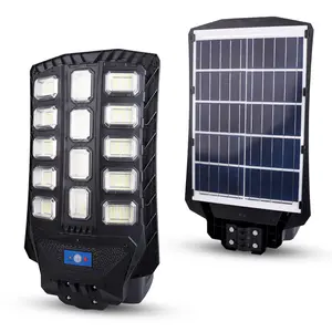 IP65 impermeable al aire libre jardín 200W 300W 400W integrado todo en uno LED Luz de calle de energía solar