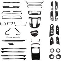 Aplicable a los modelos Honda CR-V 17-21. Marco con textura de fibra de carbono para la palanca de cambios de la consola central y el panel de instrumentos.