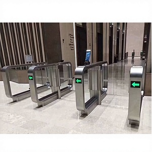 Visitatore contatore di controllo di accesso e la temperatura di screening mezzo tornello cancello specchio aeroporto cancello di riconoscimento del volto - Product Image 1