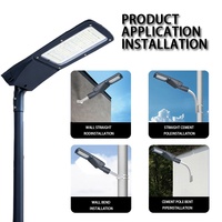 Lampadaire LED XINDECO LD8411 60W IP66, lentille en verre sans outil, 2700-6500K, alliage d'aluminium, compatible SmartThings, extérieur