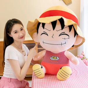 Peluche Personalizado <span class=keywords><strong>de</strong></span> <span class=keywords><strong>Luffy</strong></span> <span class=keywords><strong>de</strong></span> One Piece, Muñeco Joba, <span class=keywords><strong>Almohada</strong></span> Rellena <span class=keywords><strong>de</strong></span> Algodón PP, Regalo para Niños, Muñeco para Máquina <span class=keywords><strong>de</strong></span> Agarrar - Product Image 4