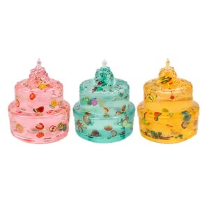 Nouveau jouet anti-stress souple en forme de mini gâteau de Noël, transparent, extensible, en gelée, cadeau de fête de Noël pour enfants - Product Image 6