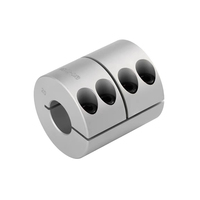 Accouplement à mâchoires rigides en acier inoxydable OEM haute précision, couple élevé universel 3 N.m 31000 tr/min pour moteur électrique, garantie 1 an