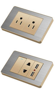 Interruptor de Luz Nocturna para Interiores de 1/2/3/4 Vías, 220V 250V, Estándar Estadounidense, de Metal y PC, 10 Años de Garantía, Mejor Precio de Fábrica YUHE - Product Image 3