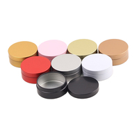 Boîtes en étain rondes vides en gros, design embossé, boîtes métalliques rondes, emballage de qualité alimentaire, boîte en étain ronde, petite boîte en fer blanc ronde