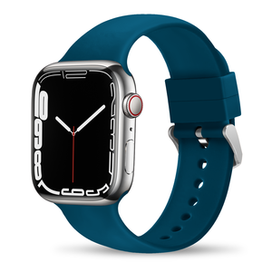 สายนาฬิกาซิลิโคน OEM <span class=keywords><strong>ขาย</strong></span>ดี สำหรับ Apple Watch 38/42 มม. สายรัดแบบ U-Buckle สำหรับเล่นกีฬา นุ่มสบาย กันน้ำ - Product Image 6