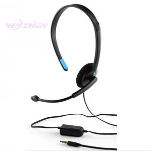 <span class=keywords><strong>Casque</strong></span> d'écoute simple noir 3.5mm <span class=keywords><strong>avec</strong></span> microphone filaire pour <span class=keywords><strong>Sony</strong></span> PS4 PS5 PlayStation 4 X-ONE Xbox one écouteur de jeu - Product Image 2