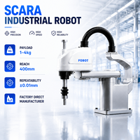 Robot SCARA industriel FOBOT Mb04sc-400 à 4 axes, 4 kg, 400 mm, haute vitesse, pour tri, assemblage, solutions SI, système de contrôle PLC