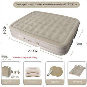 Matelas pneumatique gonflable automatique épaissi, imperméable, pliable, portable, durable, pour le camping, la tente et la maison - Product Image 3