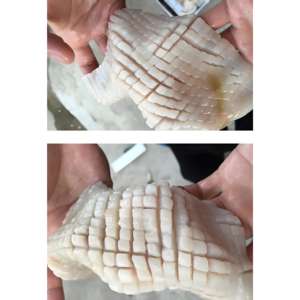 เครื่องตัดปลาหมึกอบอนปลาอบาโลนมีดเดี่ยวทำจากสแตนเลสเครื่องตัดดอกไต - Product Image 6