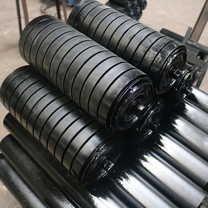 Thép được sử dụng cao su bọc đệm hỗ trợ làm biếng vành đai băng tải con lăn trọng lực băng tải xử lý thiết bị xây dựng mang - Product Image 3