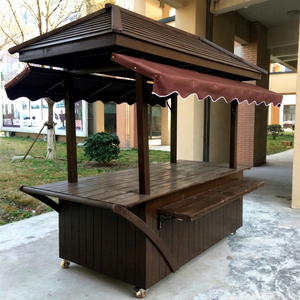 New Mobile Food Cart Ice Cream Trolley Stainless Steel Commercial Fast Food Restaurant Bakery GPS Tracking Hotdog Snack - Product Image 1