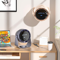Ventilateur de bureau silencieux 100 vitesses avec écran intelligent, mini USB, rechargeable, portable, mural, petit ventilateur de refroidissement extérieur