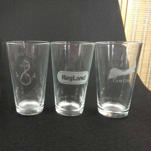 Gelas Minum Gelas Bir Terukir Laser 16Oz Klasik Kustom