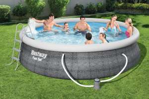 2025 <span class=keywords><strong>Bestway</strong></span> 빠른 세트 15ft 수영장 필터 펌프 7,340 L 수영장 도구 및 액세서리 <span class=keywords><strong>Bestway</strong></span> 57372 - Product Image 3