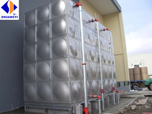 Réservoir de récupération d'eau de pluie carré isolé en acier inoxydable 5*3*2m, anti-corrosion, pour drainage municipal - Product Image 3