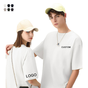 High Quality 100% Cotton Plus Size T-shirt Customize Digital Printing Logo 300gsm Men Plain O-neck Tshirt Custom T Shirt - Product Image 1