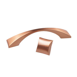 Porte D'armoire <span class=keywords><strong>De</strong></span> <span class=keywords><strong>cuisine</strong></span> Poignée et boutons pour meubles, Or <span class=keywords><strong>Rose</strong></span> en laiton poignées et boutons, design moderne en métal tiroir tire - Product Image 1