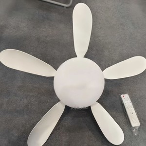 Flower <b>Fan</b> Light 40W LED <b>Ceiling</b> With Light 6 Blades <b>Remote</b> <b>Control</b> Flush Mount - Product Image 4