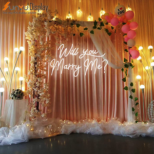 Thiết kế tùy chỉnh miễn phí "bạn sẽ kết hôn với tôi?" Trang trí đám cưới với dấu hiệu Neon - Product Image 5