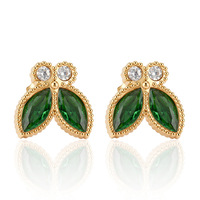 Ensemble de bijoux en zircon en acier inoxydable 304 Resoul pour femmes, boucles d'oreilles et pendentif papillon plaqués or, bijoux à porter au quotidien